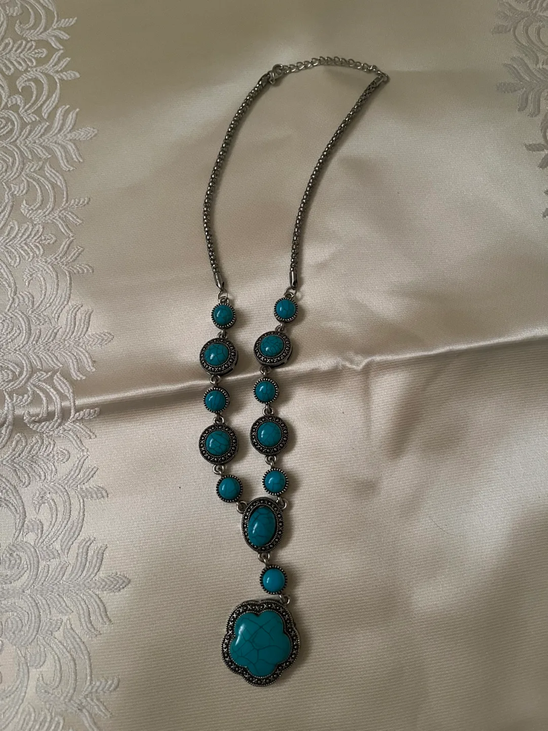 Turquoise Stone Necklace thumbnail