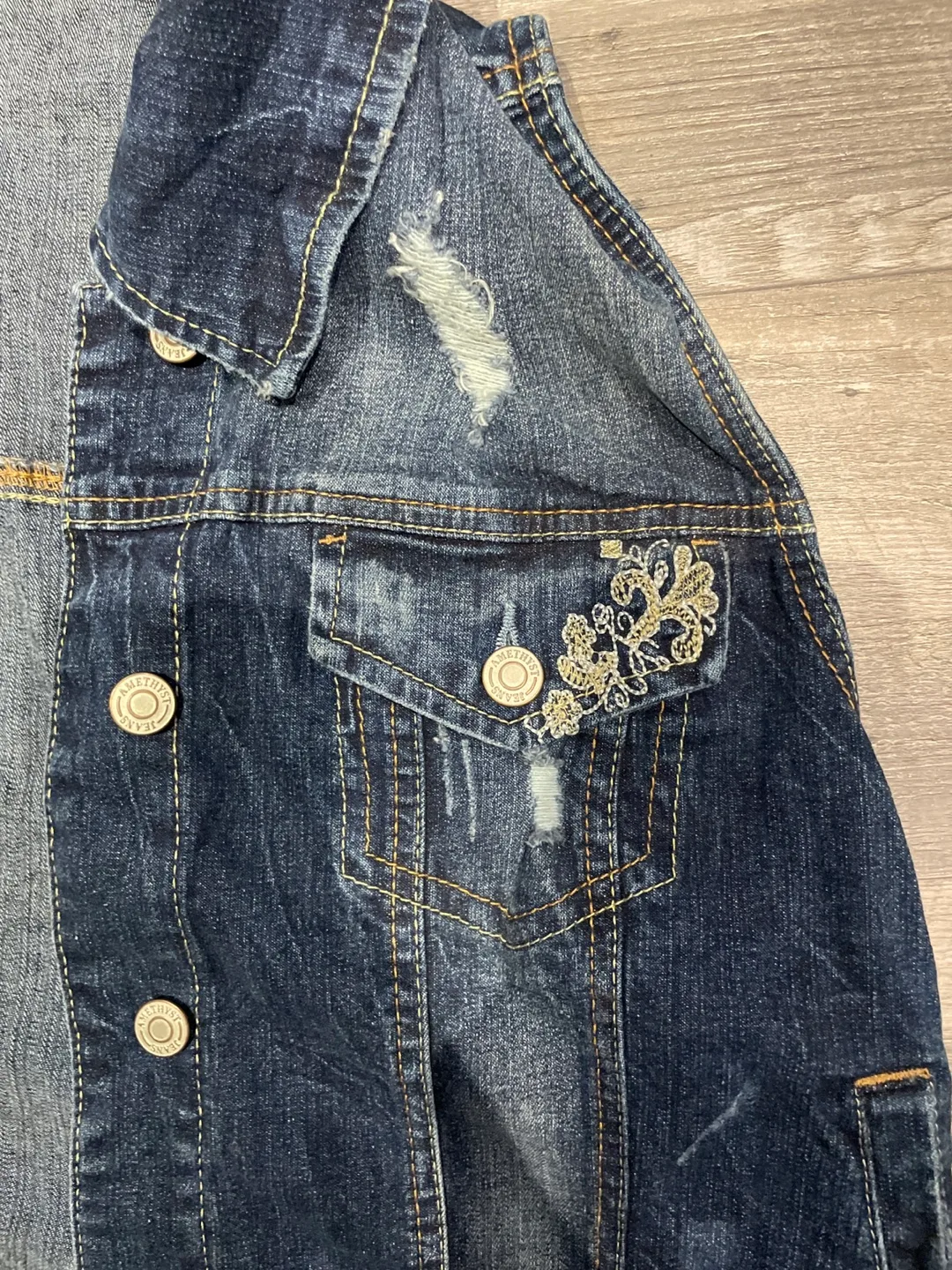 Amethyst Jeans Denim Vest image indicator(2)