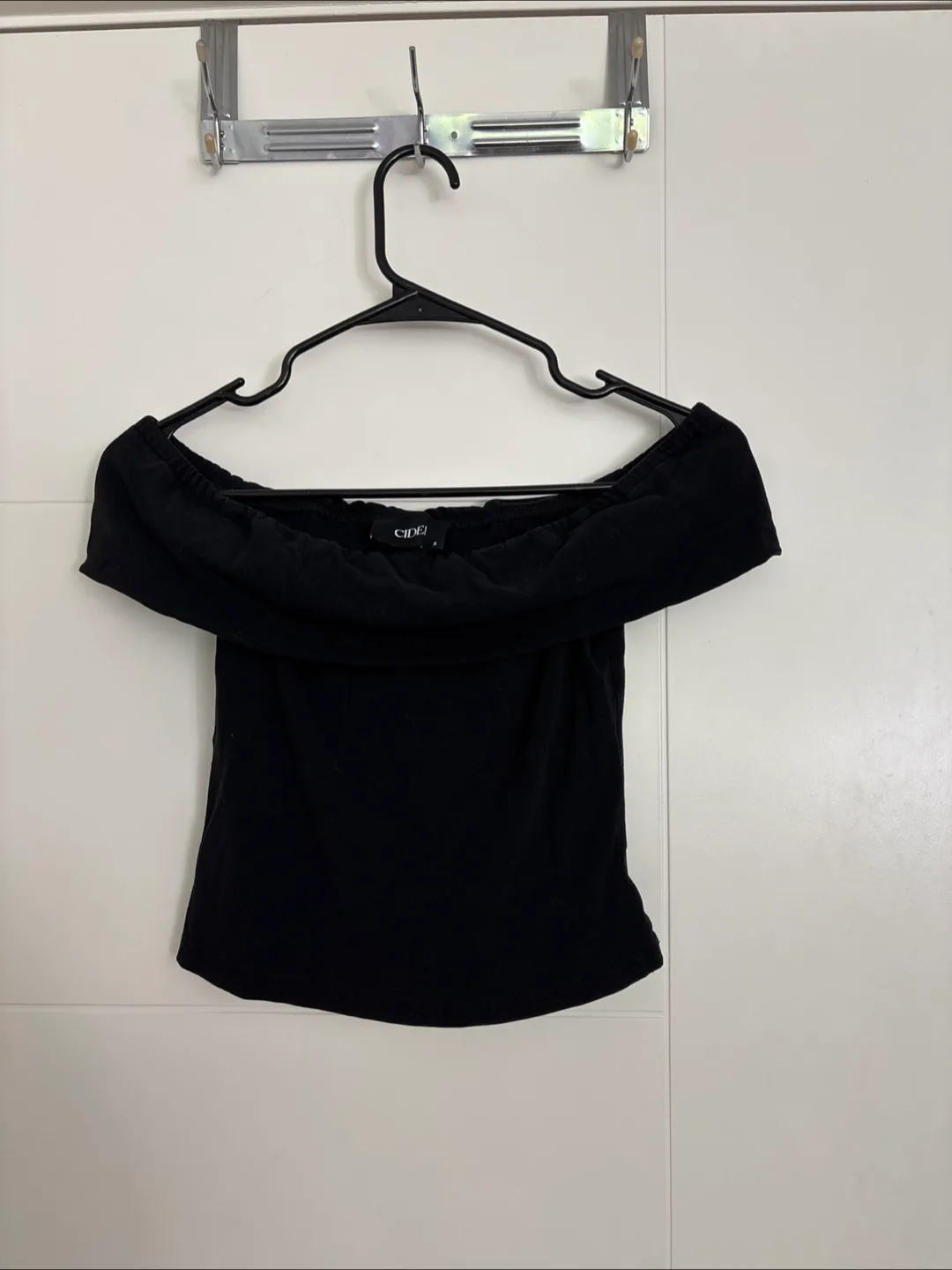 Cider Black Off-Shoulder Top thumbnail