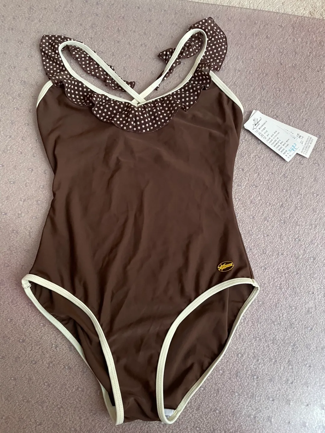 Newstar Brown Swimsuit - youth Size XL🇨🇦 thumbnail