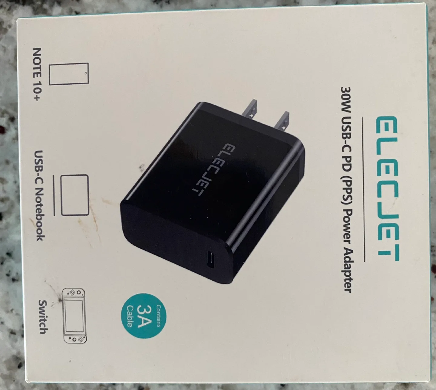 Elecjet 30W USB-C PD Power Adapter - New in Box! thumbnail