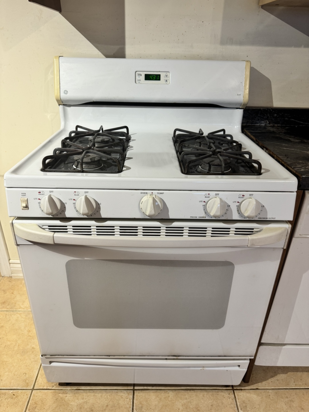 GE gas stove
