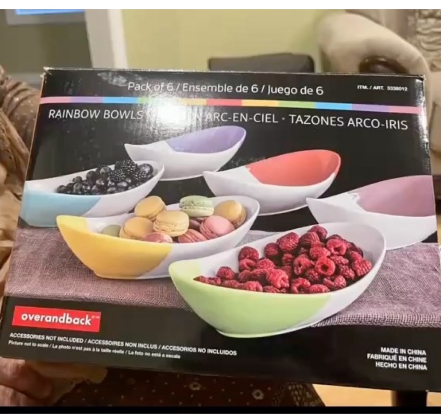Rainbow Serving Bowls - Pack of 6
