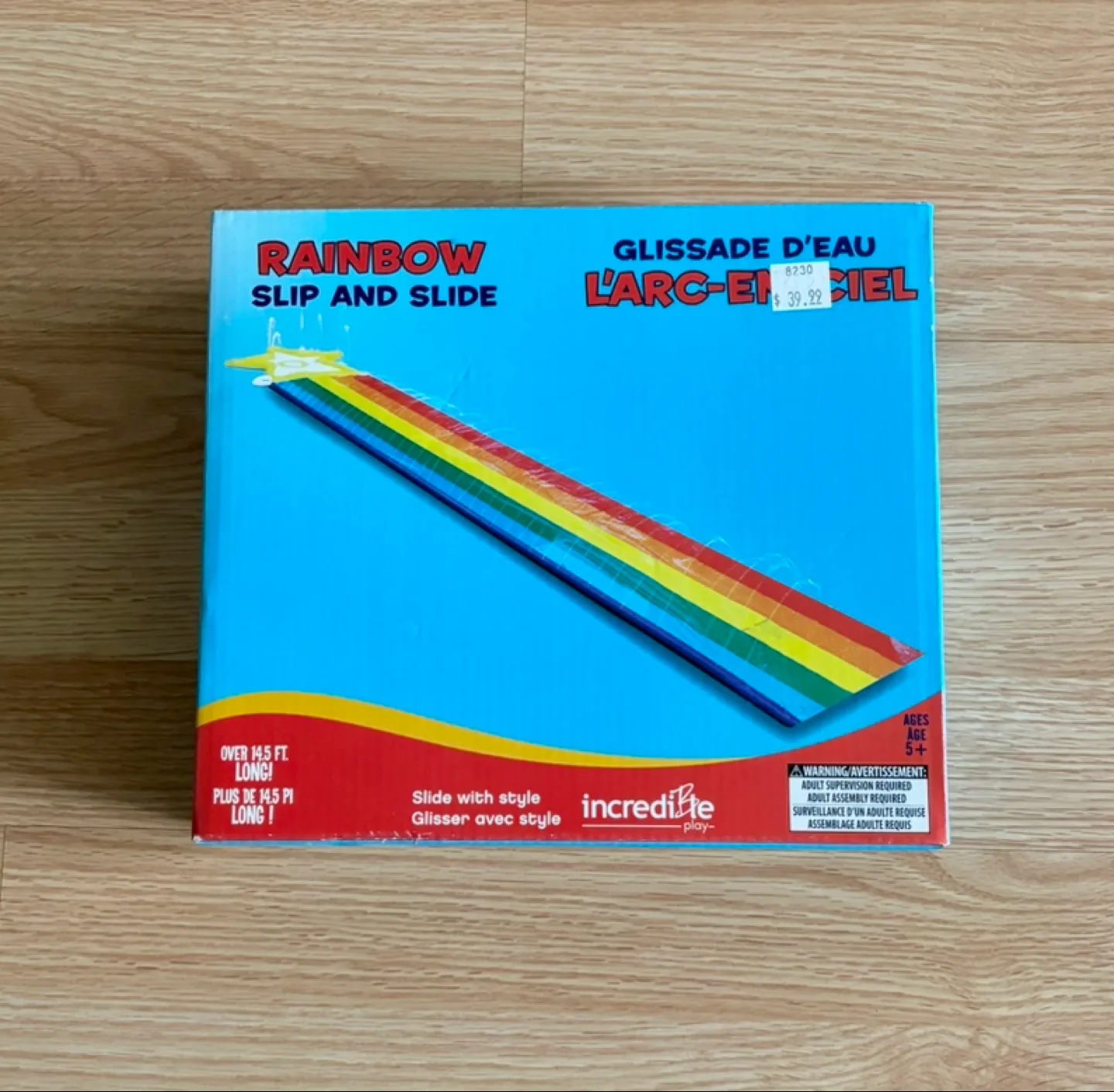 Incredible Play Rainbow Slip and Slide - New in Box thumbnail