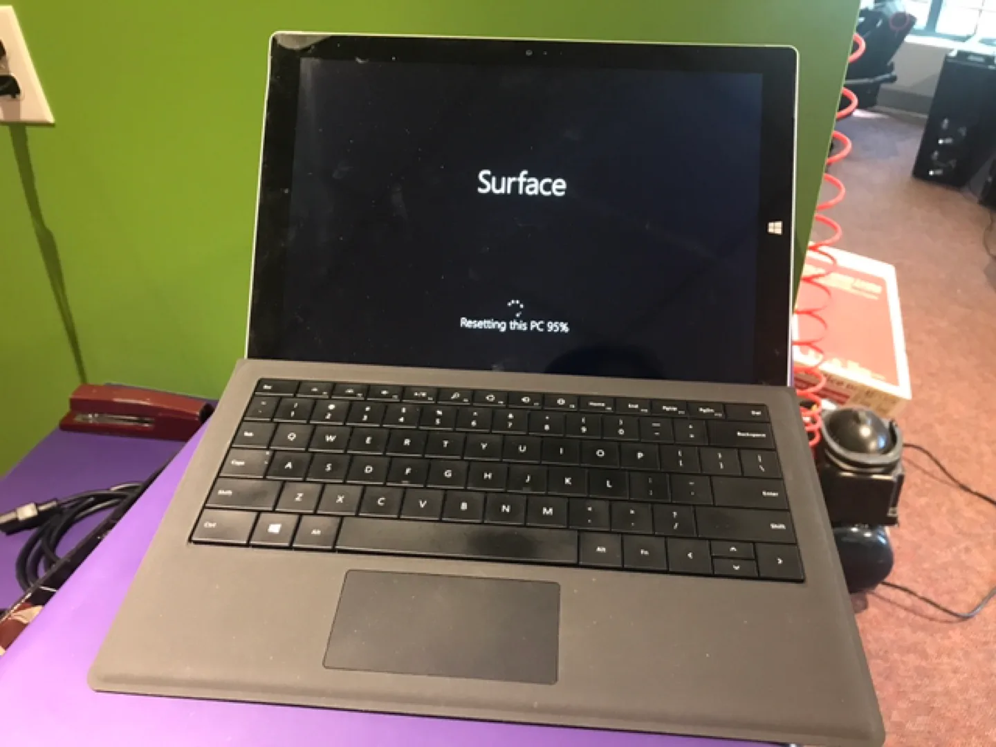 Microsoft Surface Pro 3 with keyboard and adapter thumbnail