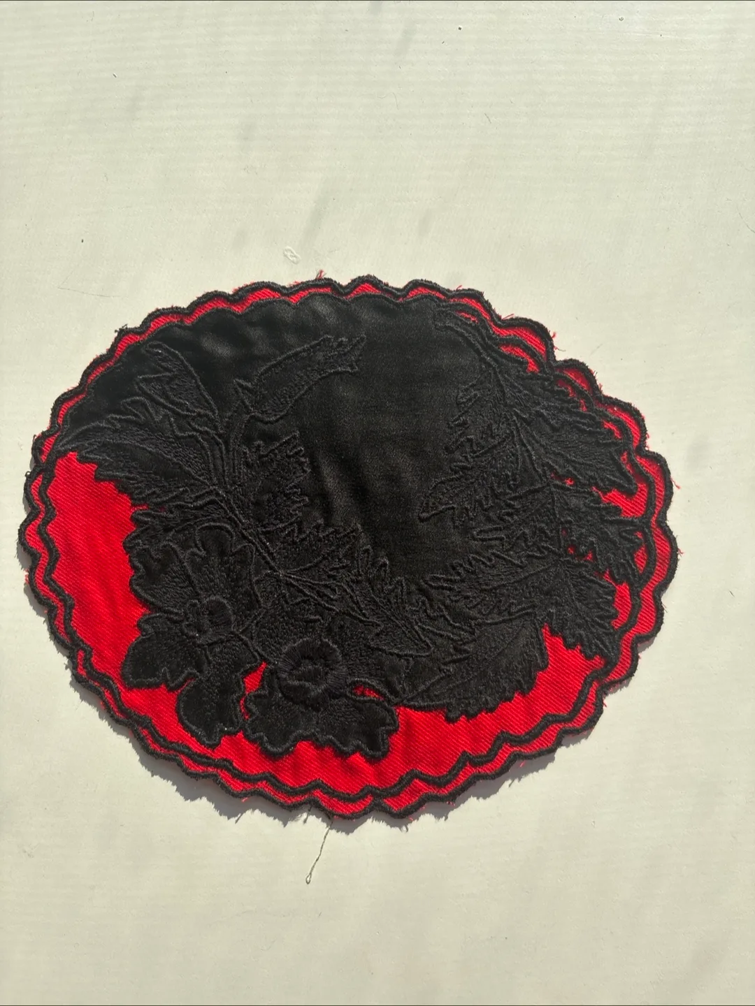 Black & Red Decorative Appliqué thumbnail
