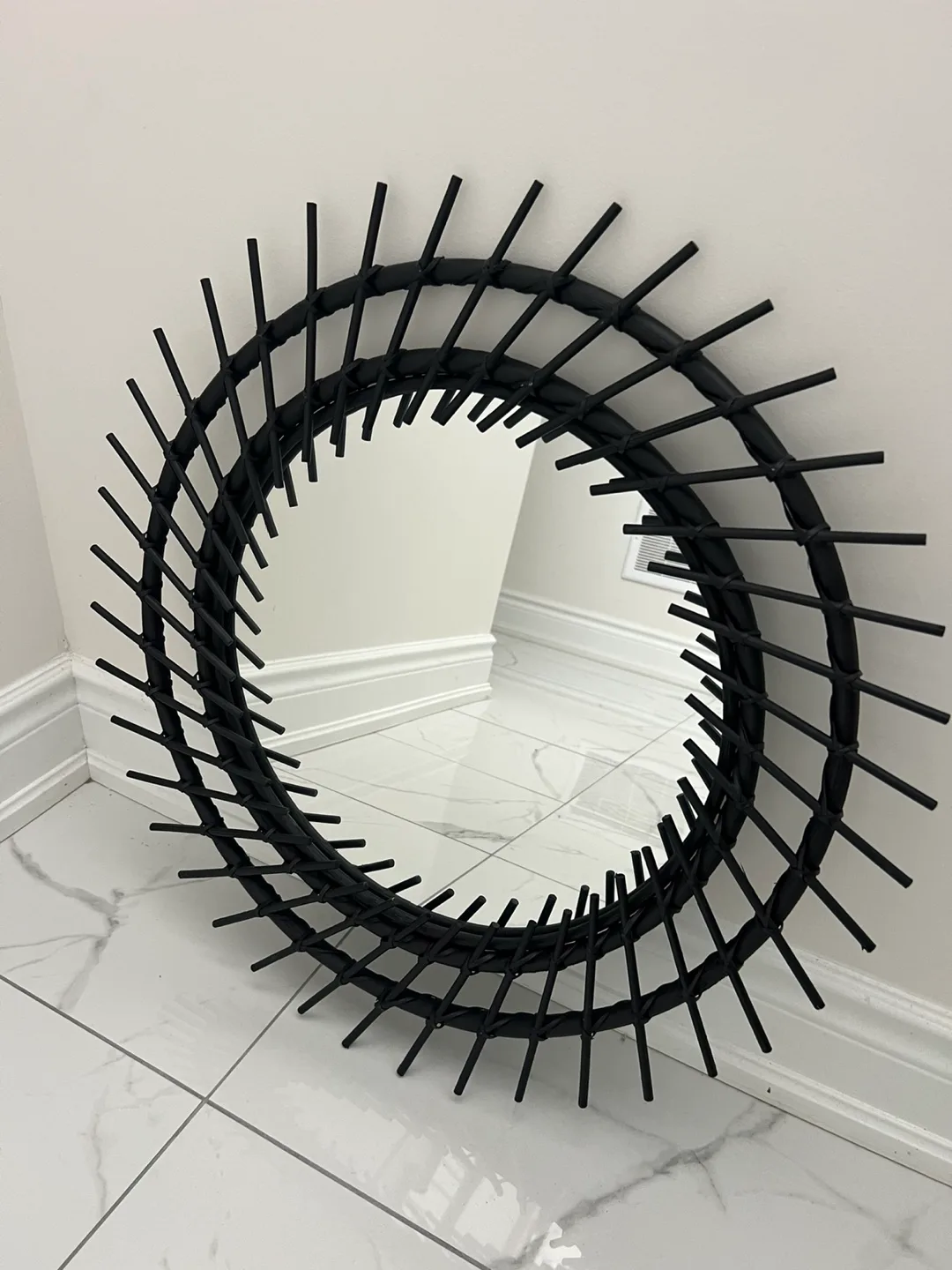 Black Decorative Wall Mirror thumbnail