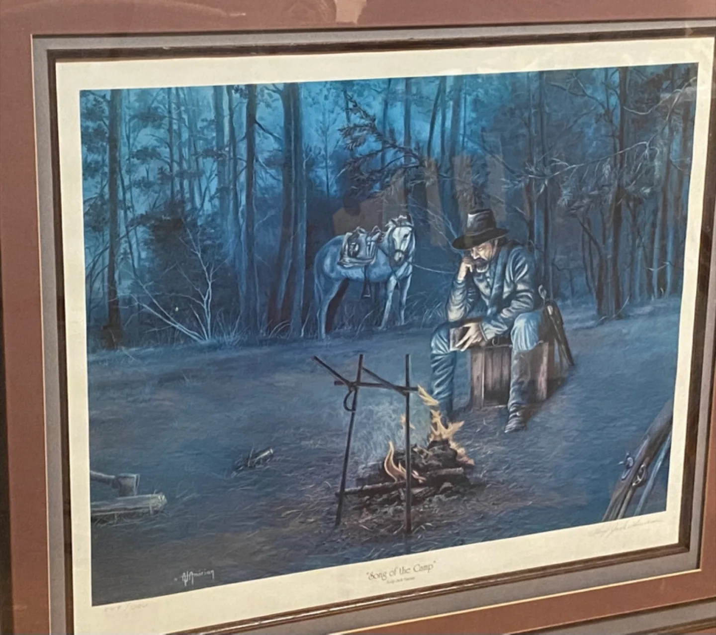 "Song of the Camp" Print by Acop Jack Amirian thumbnail