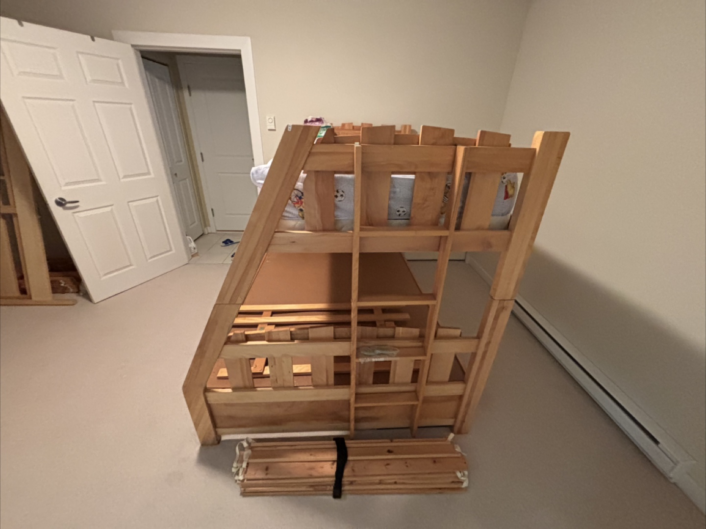 Wooden Bunk Bed Frame with built in drawers - photo 3