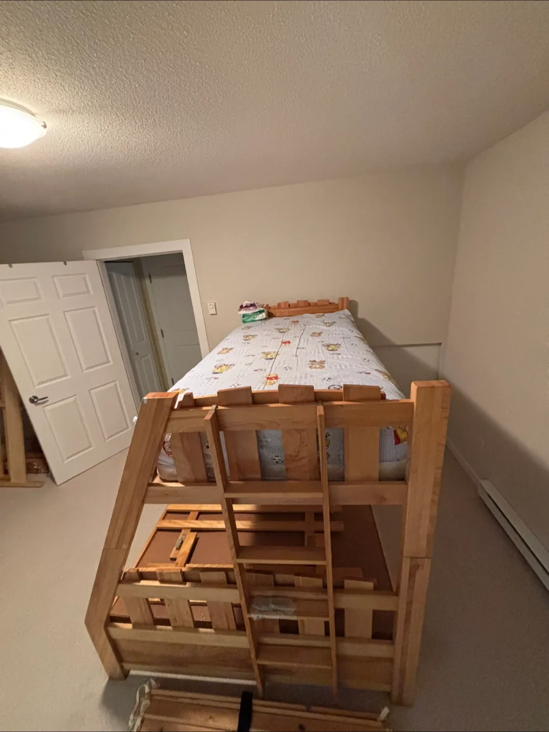 Wooden Bunk Bed Frame with built in drawers thumbnail