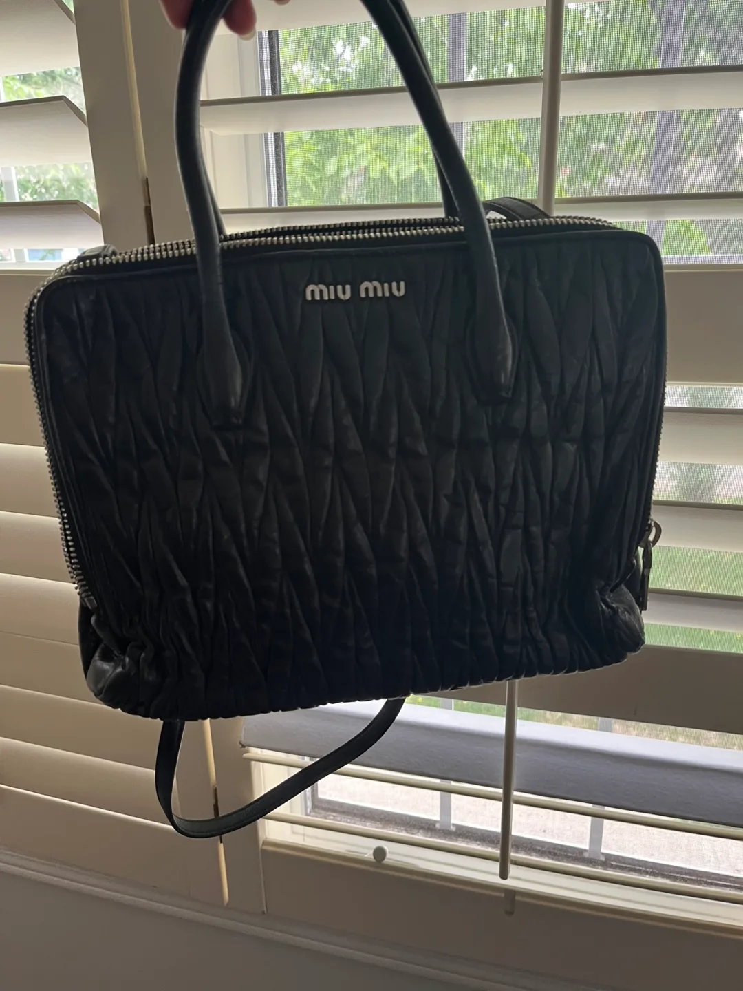 Miu Miu Black Leather Handbag thumbnail