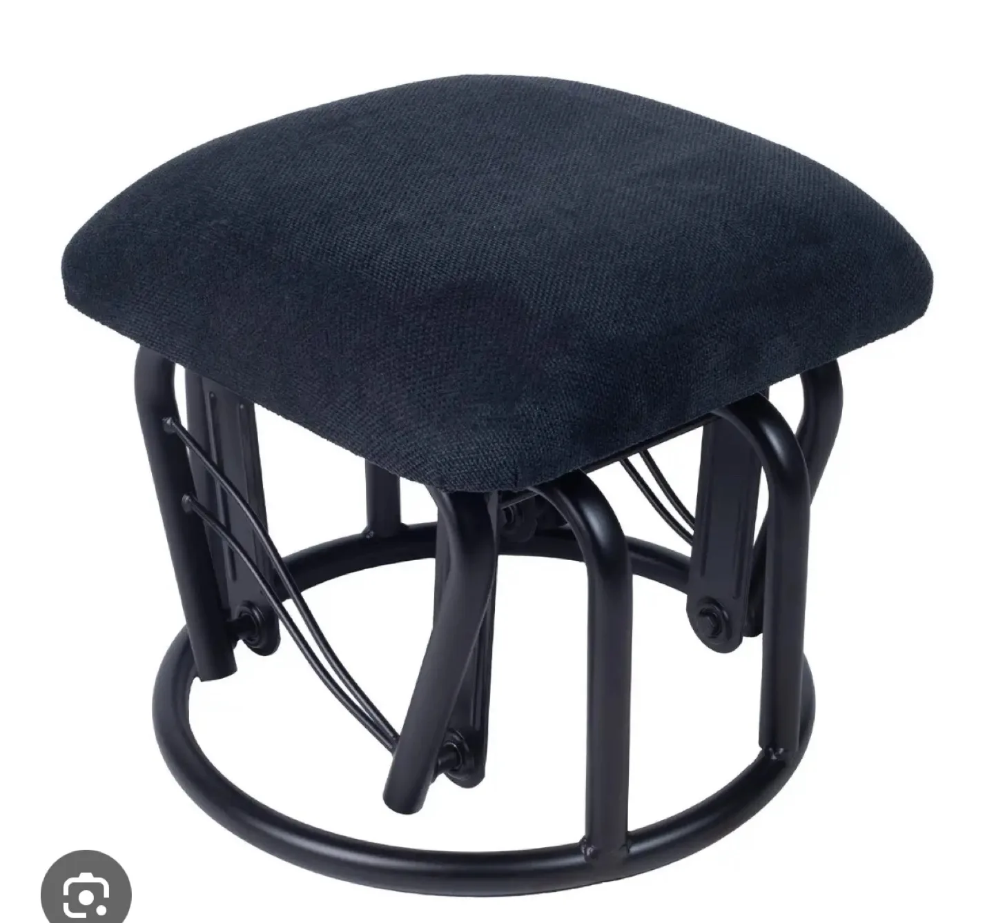 Black Glider Ottoman thumbnail