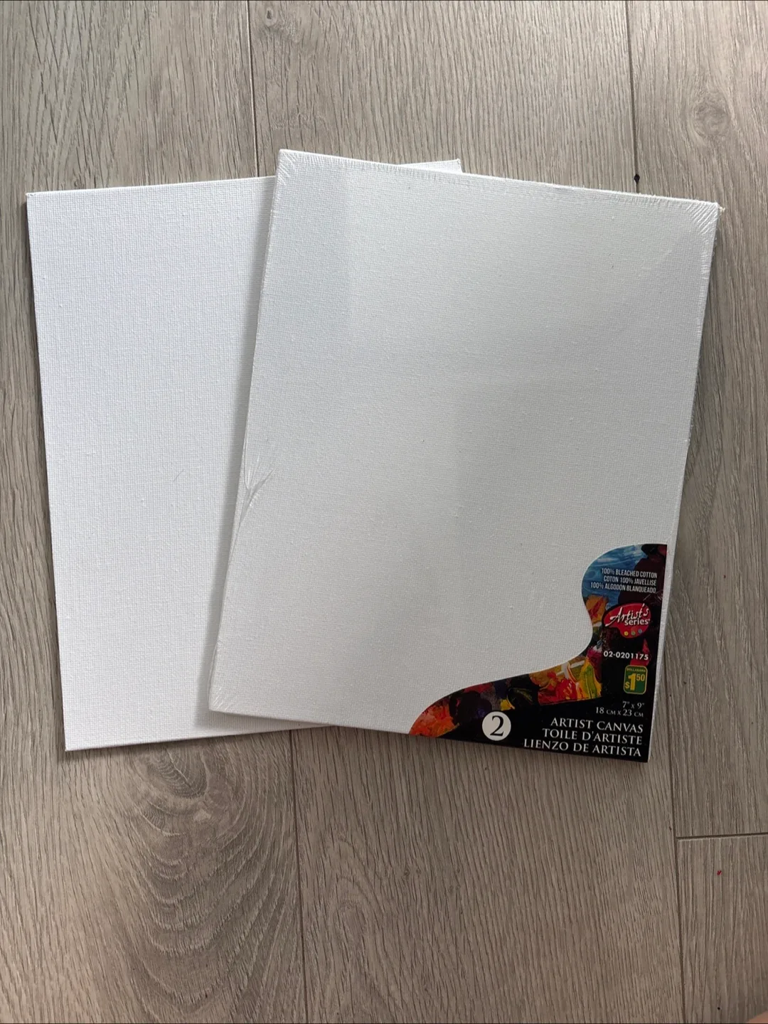 Unused Painting Canvas 7" x 9" thumbnail