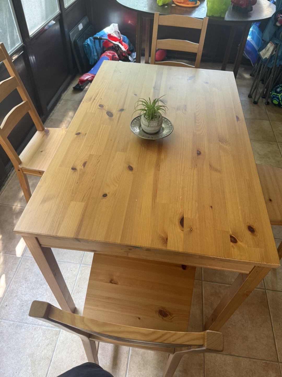 IKEA Dining Table and Chairs - photo 2