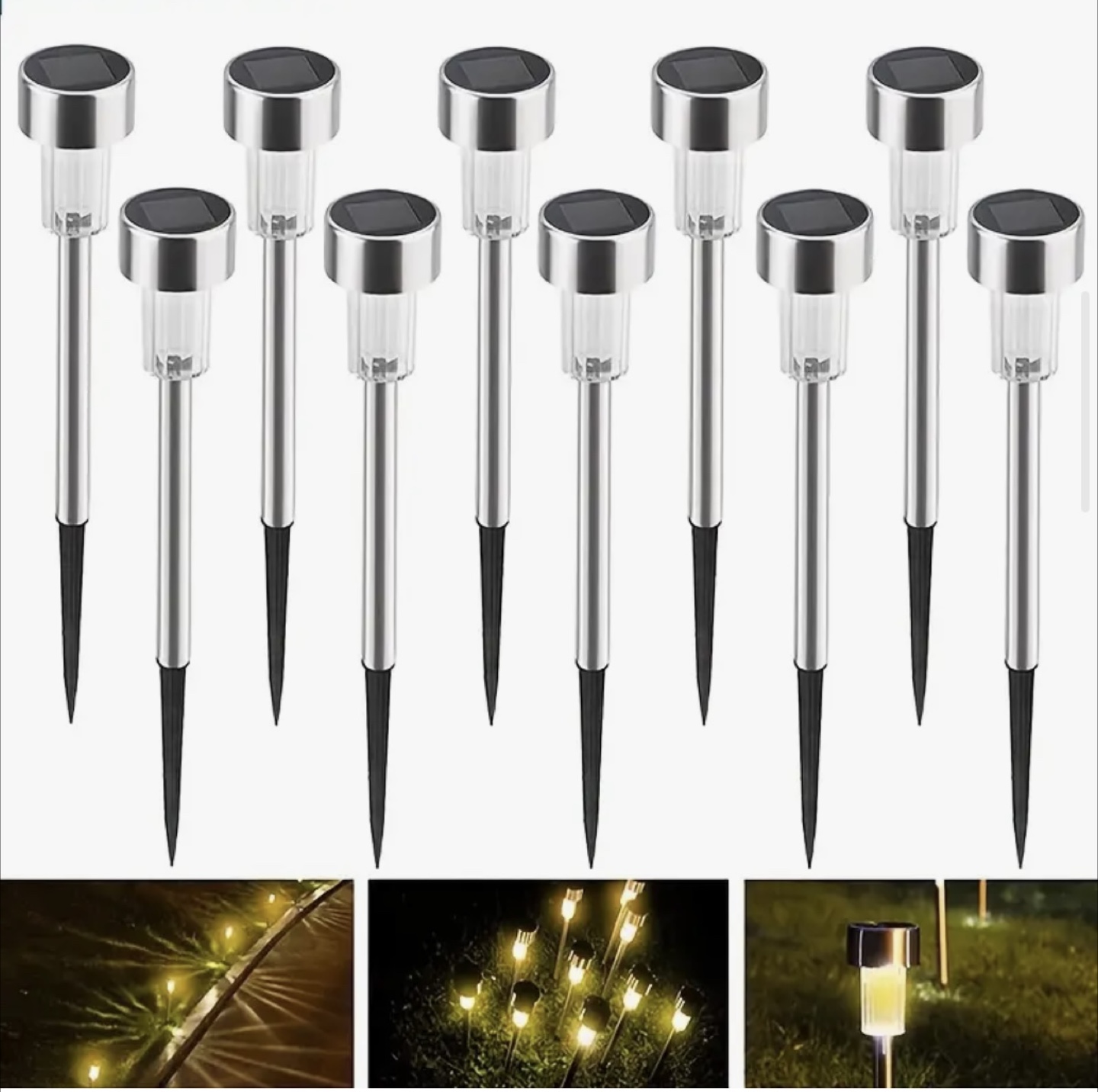 Solar powered pathway lights (10) - photo 2