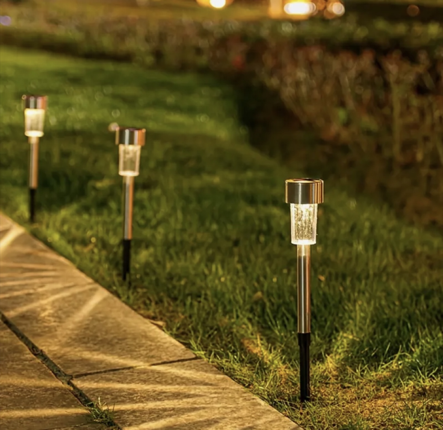 Solar powered pathway lights (10)