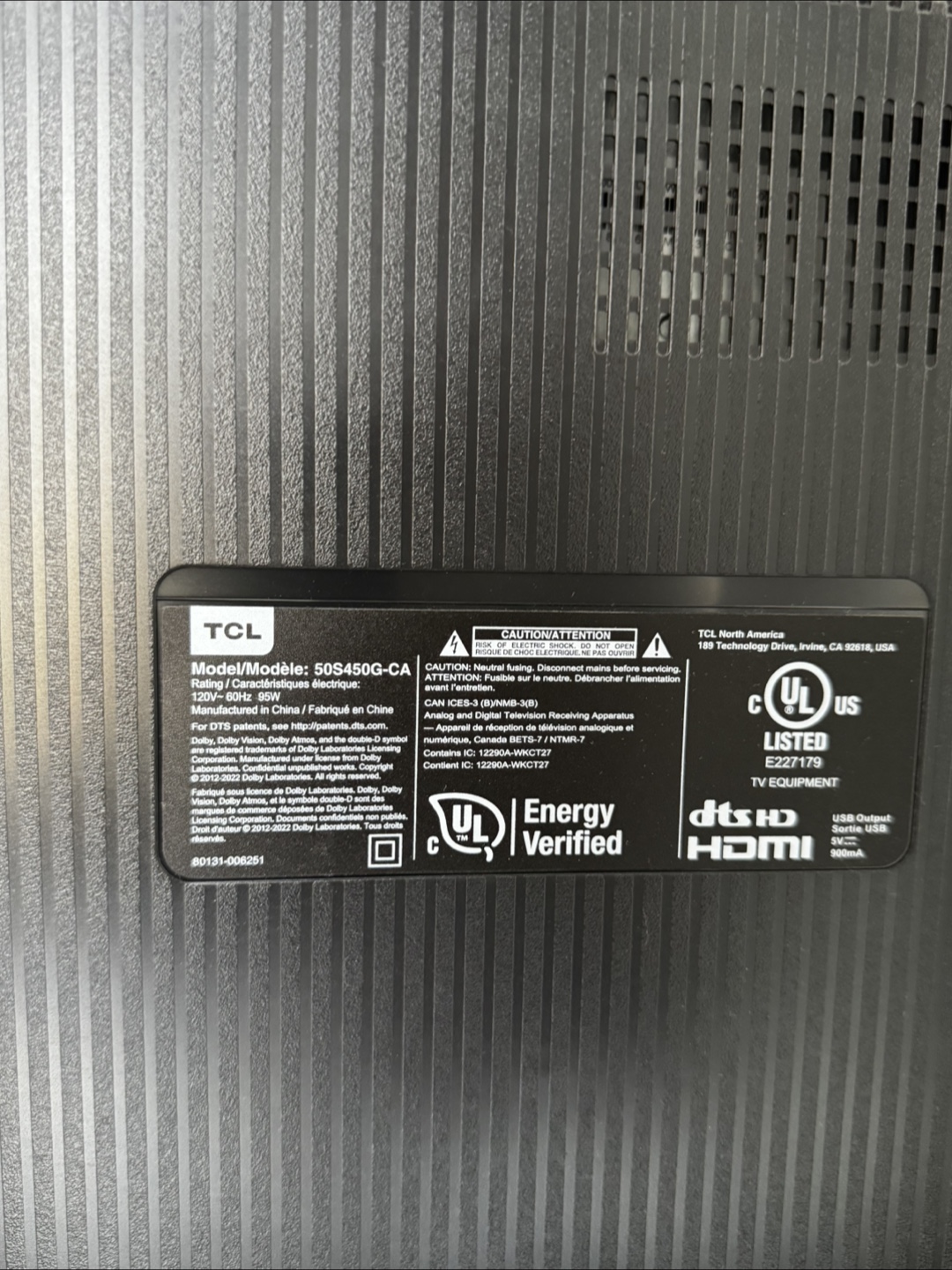 TCL 50” 4K Google Smart TV – Looks Like New – With Box - photo 4