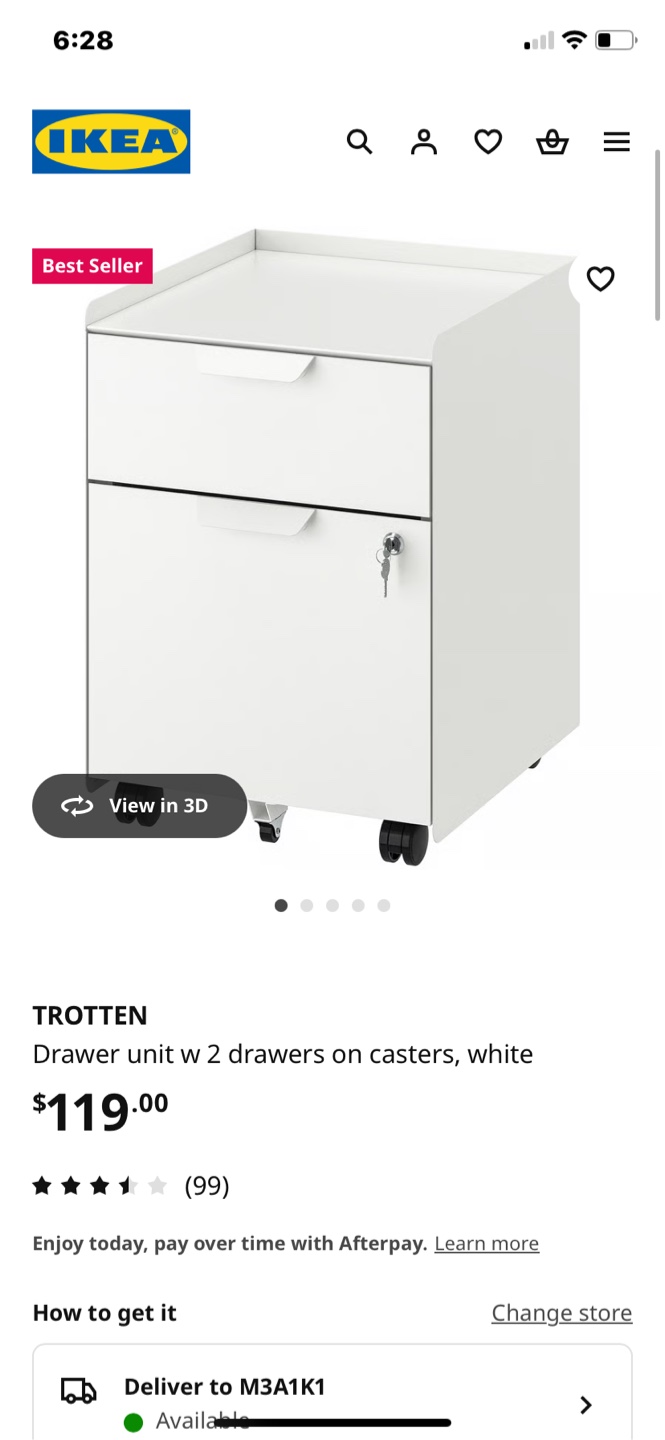 IKEA Trotten drawer
