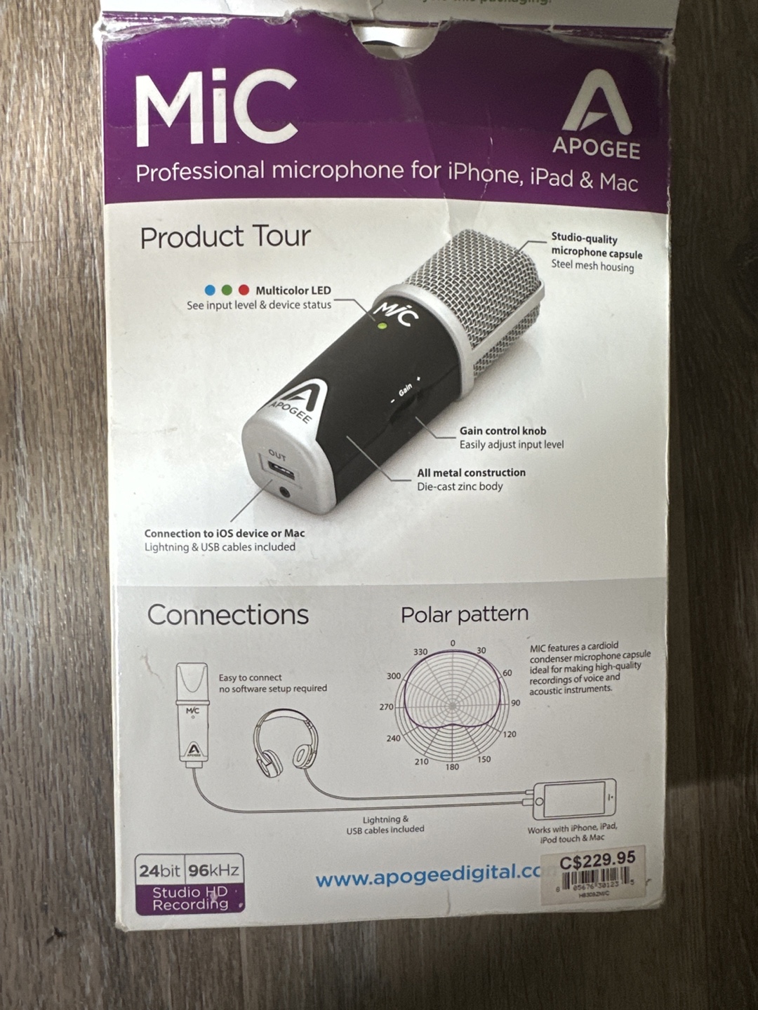 Professional microphone for iPhone, iPad &Mac - photo 2