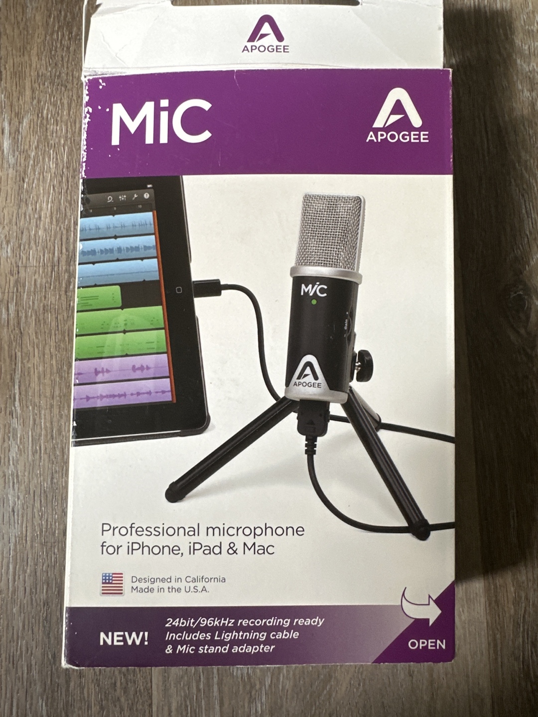 Professional microphone for iPhone, iPad &Mac
