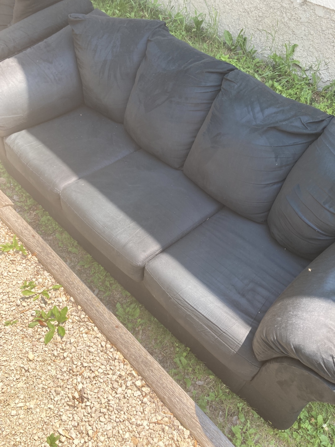 Black Sofa and Loveseat Set - photo 2