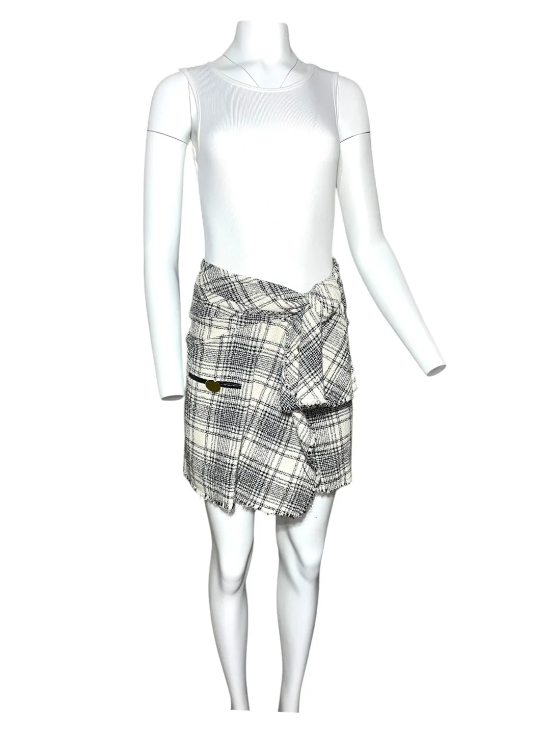 Alexander Wang Tweed Mini Skirt thumbnail