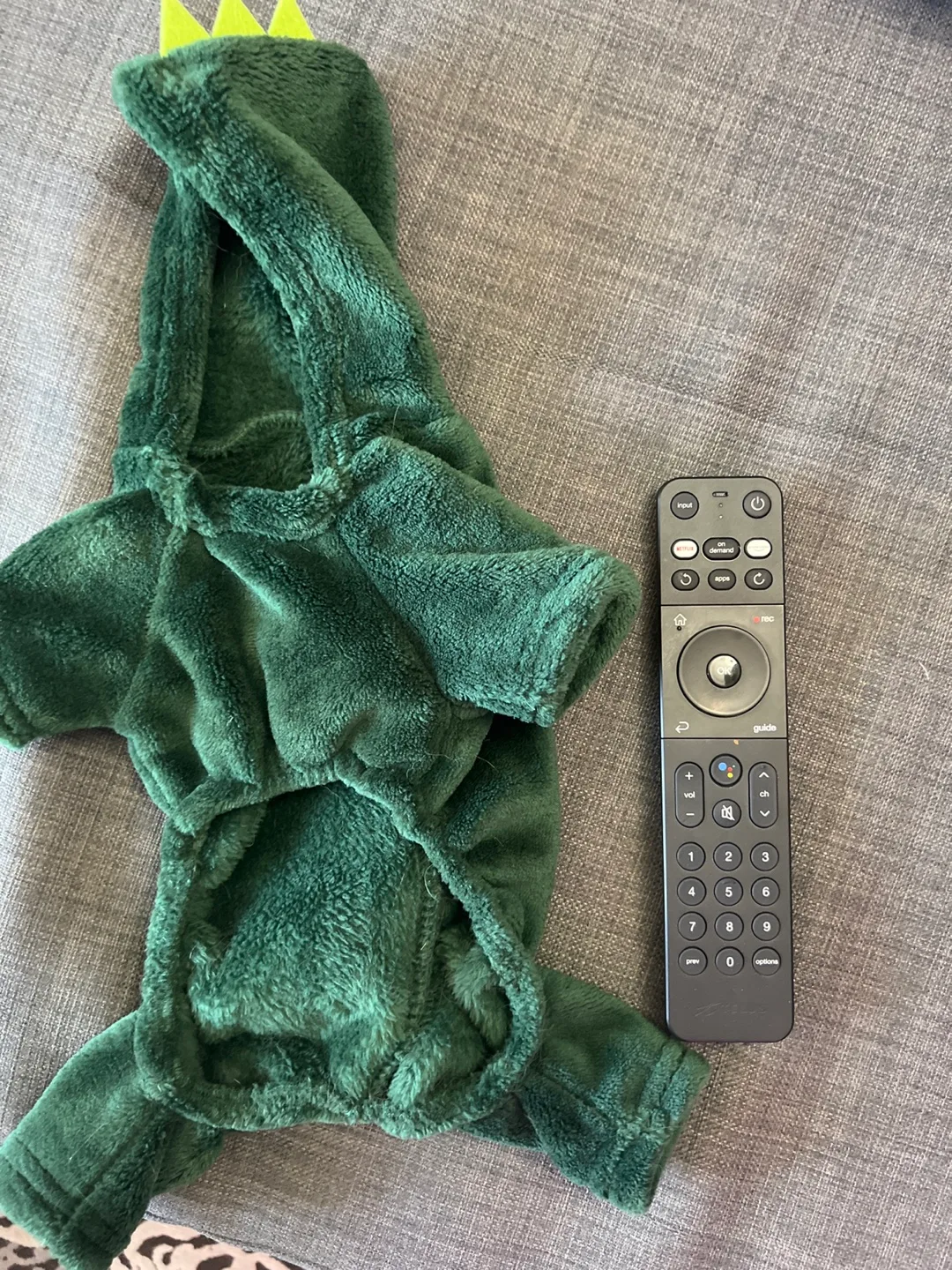 Green Dinosaur Costume  for a cat or dog image indicator(4)