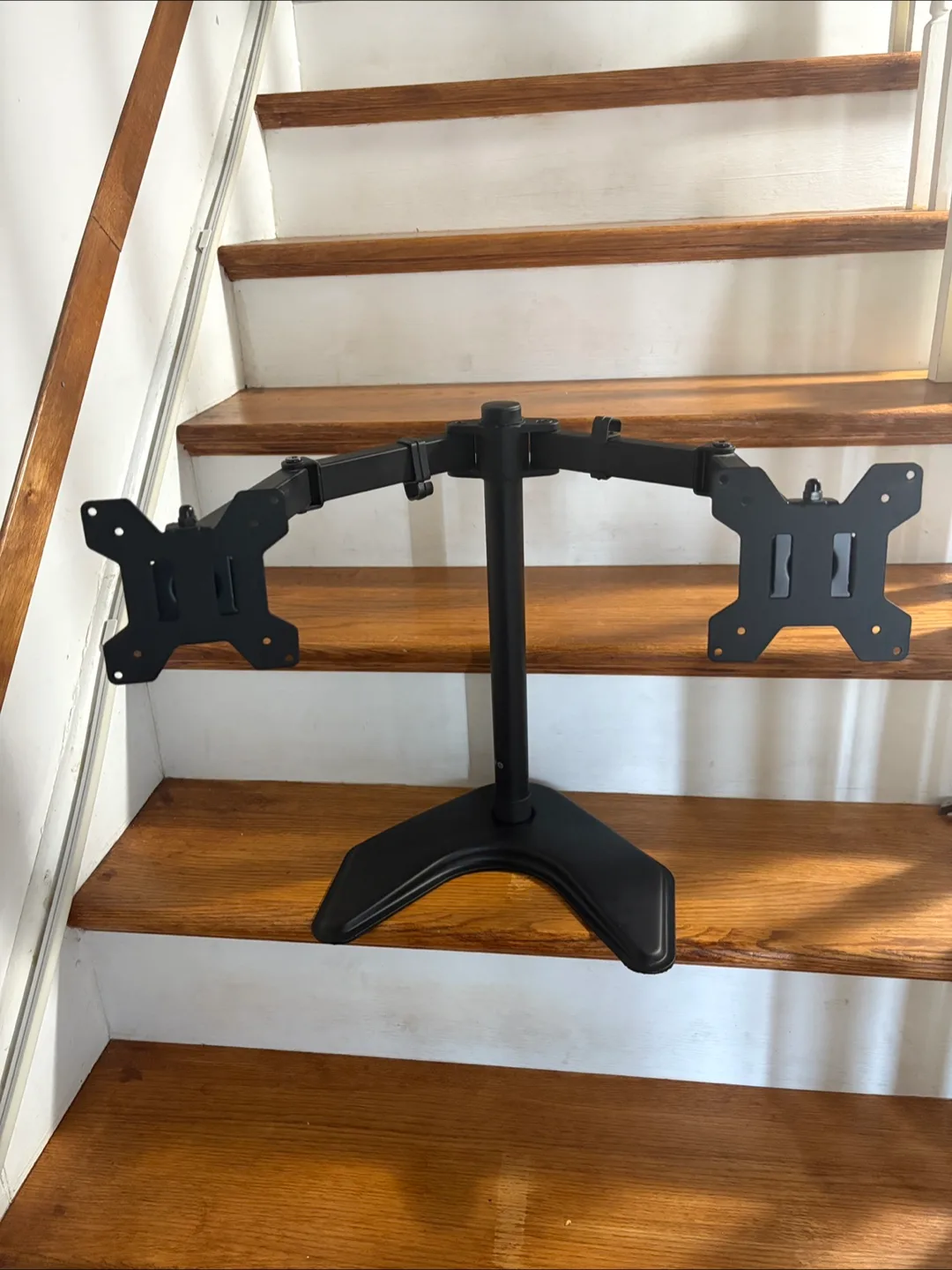 Dual Monitor Desk Mount Stand - Black thumbnail