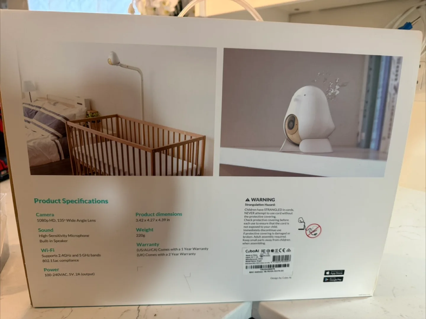 CuboAi Plus Smart Baby Monitor image indicator(2)