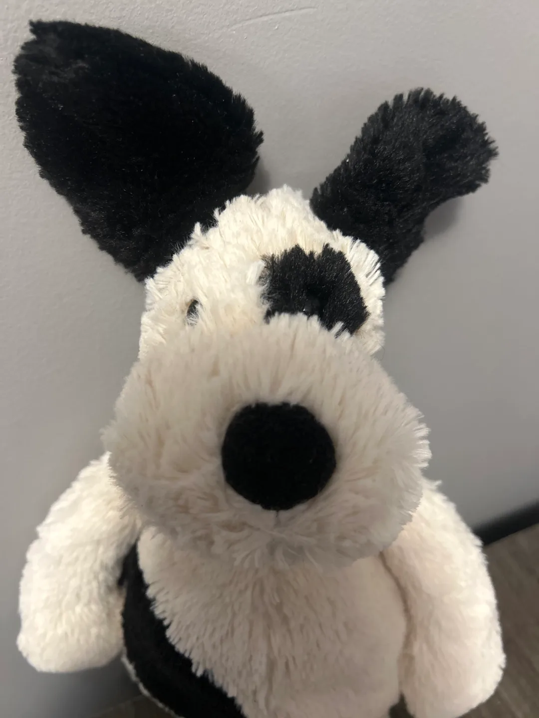 Jellycat Black & White Plush Dog image indicator(2)