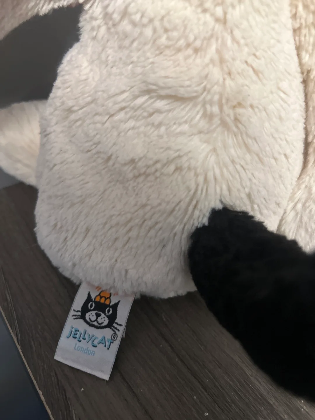 Jellycat Black & White Plush Dog image indicator(3)