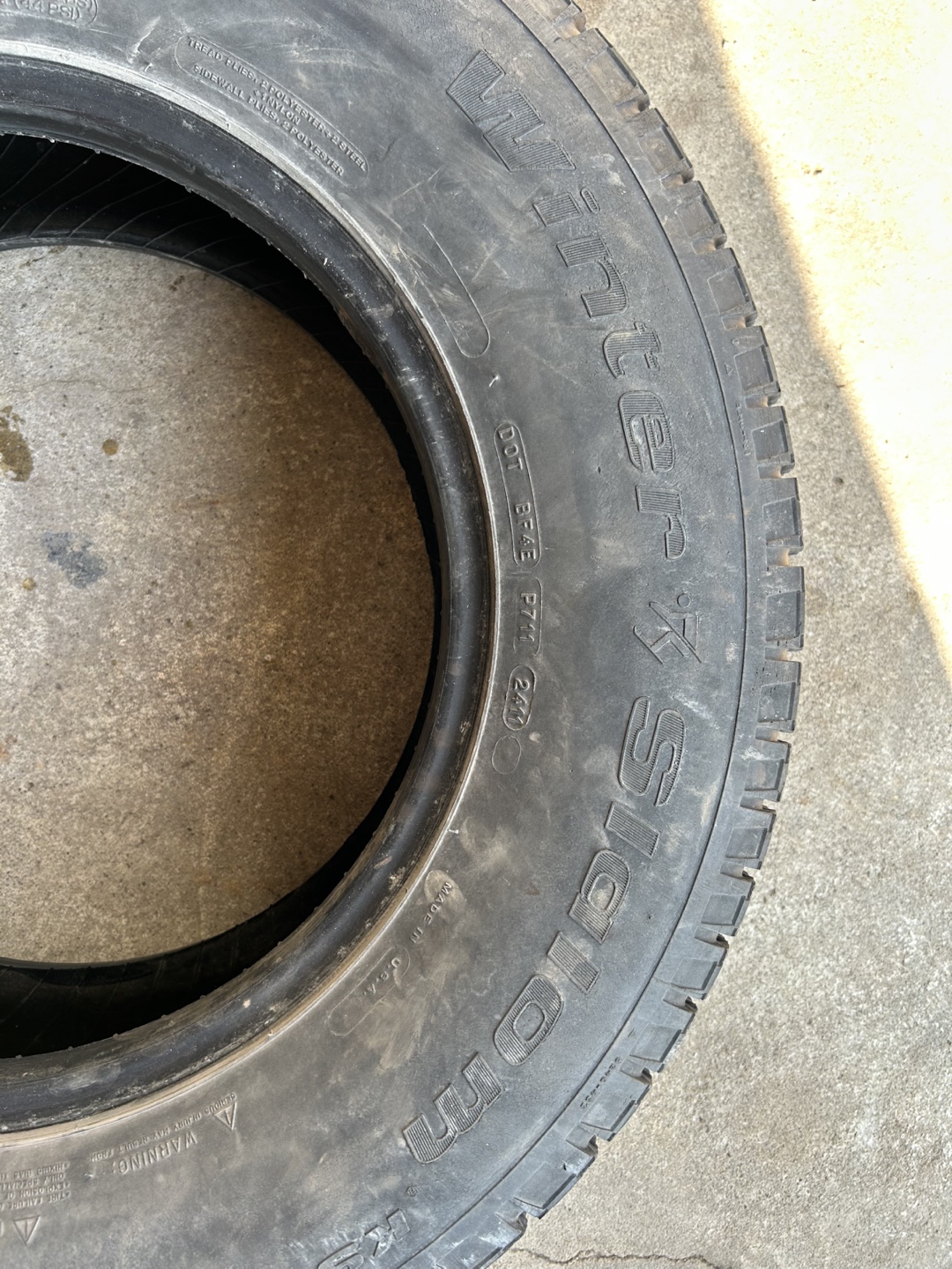 BFGoodrich Winter Slalom KSI 235/70R16 Tire - photo 4