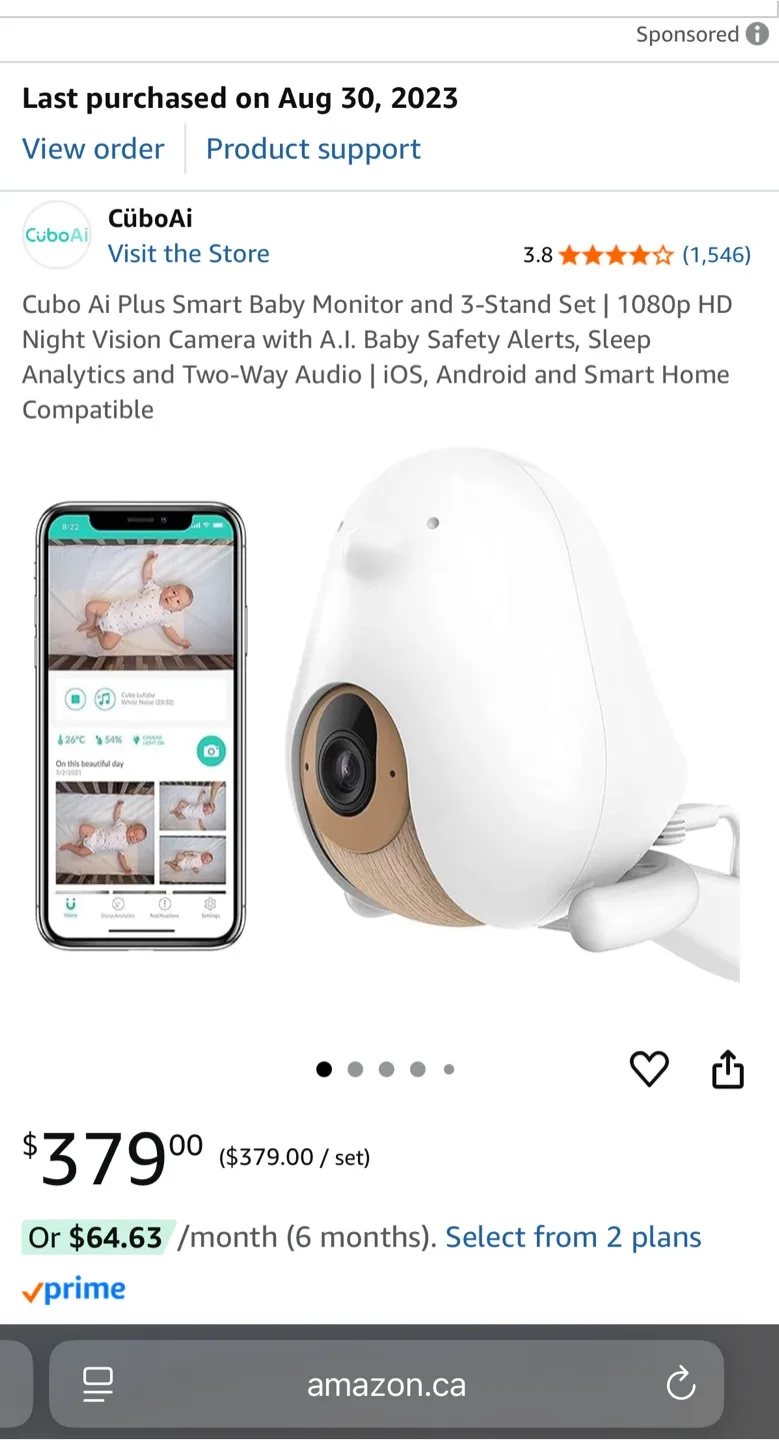 CuboAi Plus Smart Baby Monitor image indicator(3)