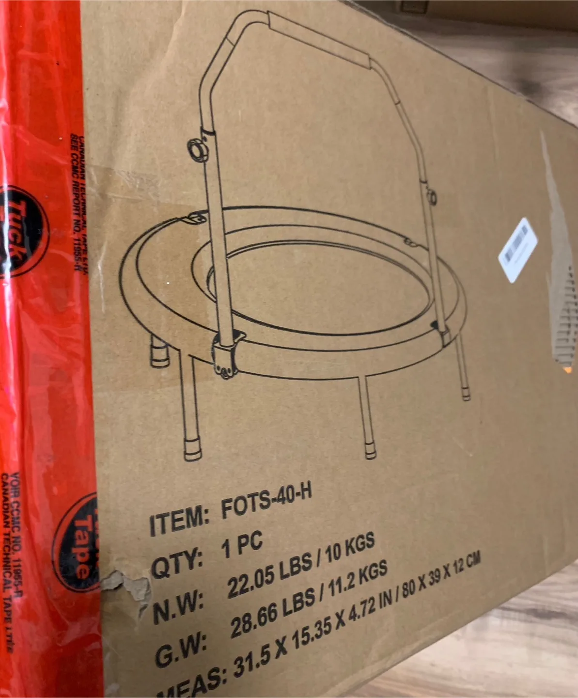 Lifeog Fitness Trampoline with Handle Bar image indicator(3)