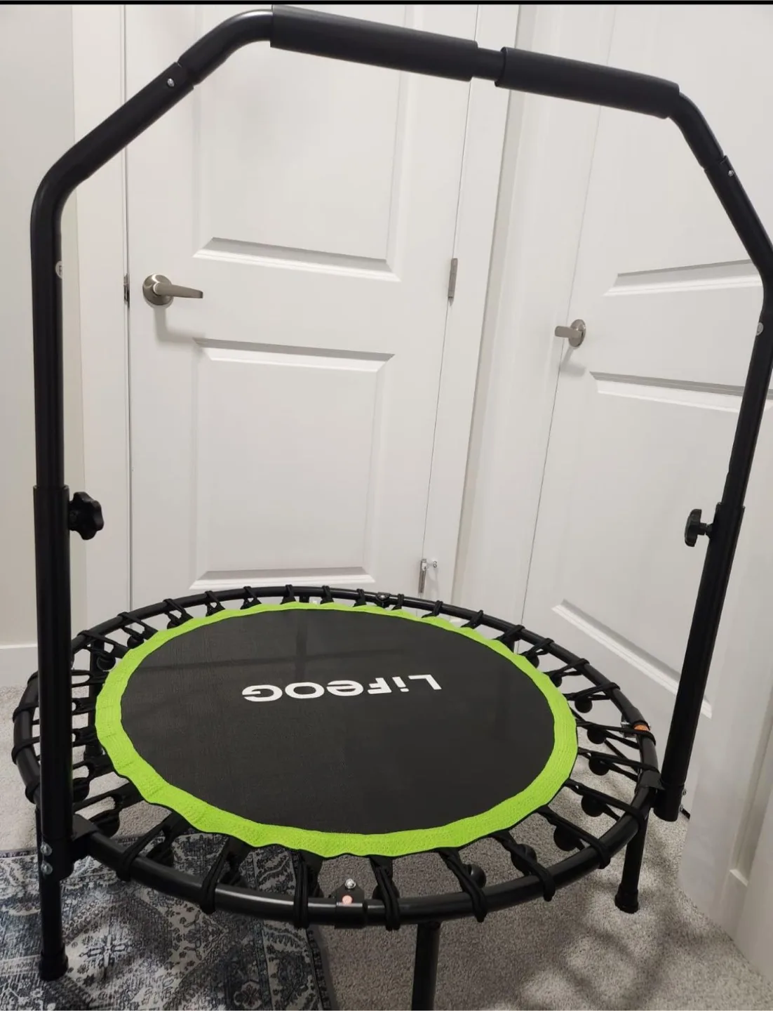 Lifeog Fitness Trampoline with Handle Bar thumbnail