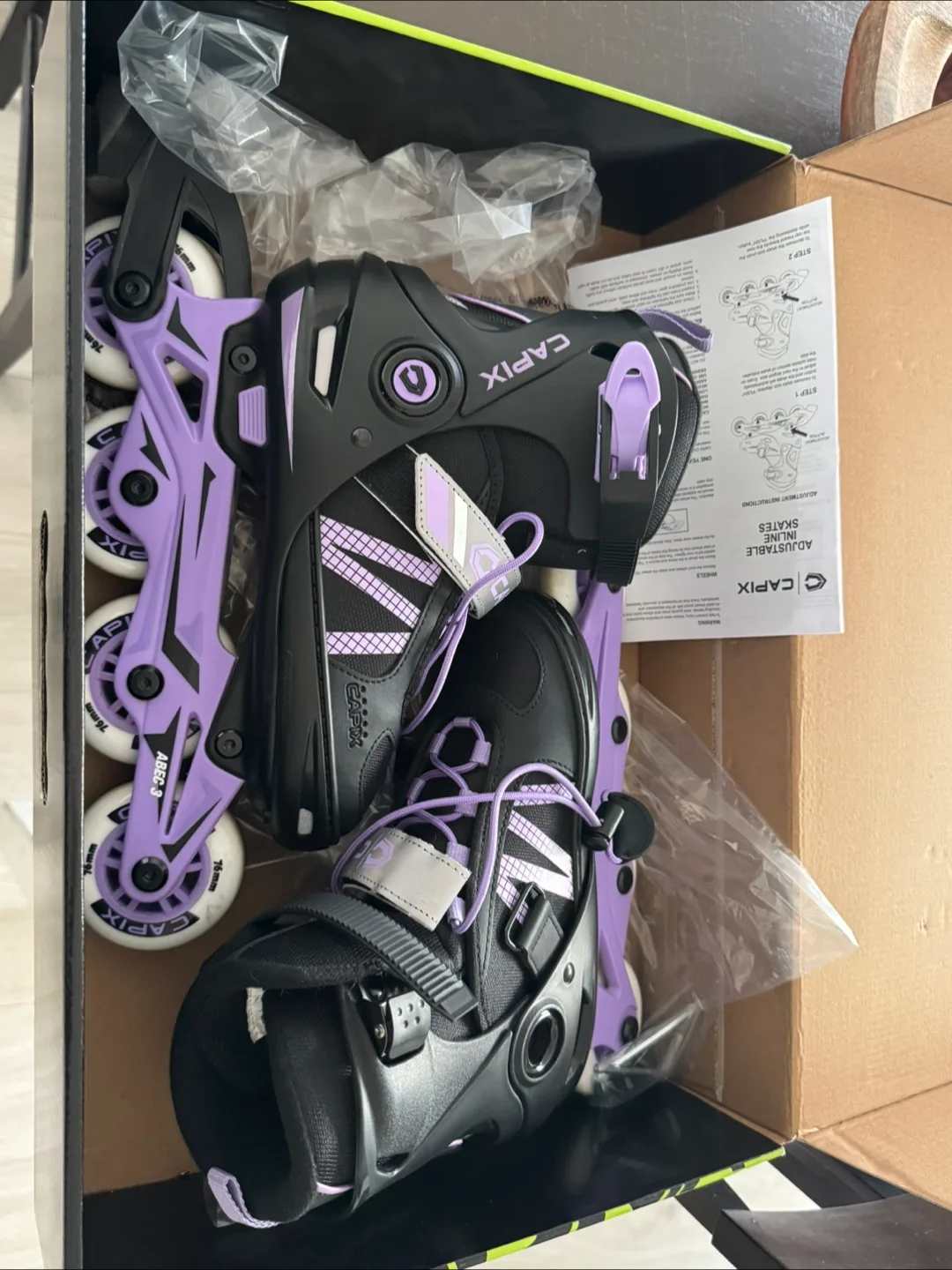 Capix Astra Jr Girls Rollerblades US 5-8 - New in Box! thumbnail