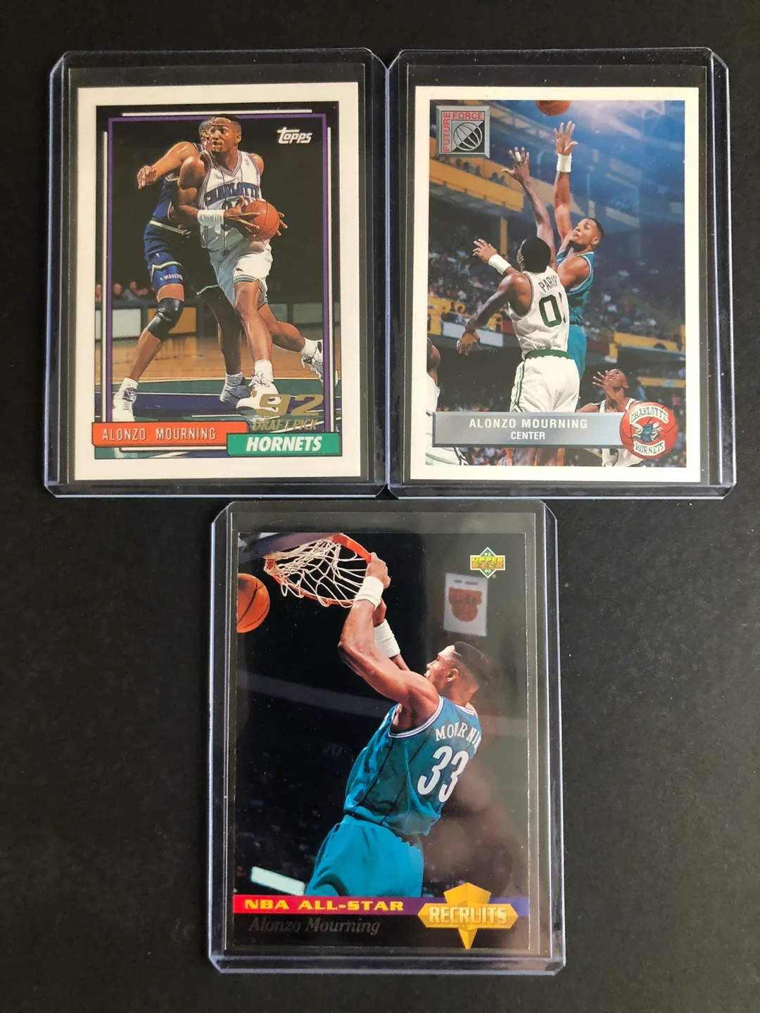 Alonzo Mourning Rookie Basketball Cards thumbnail