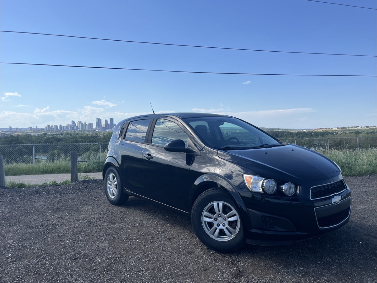 2012 Black Chevrolet Sonic Hatchback