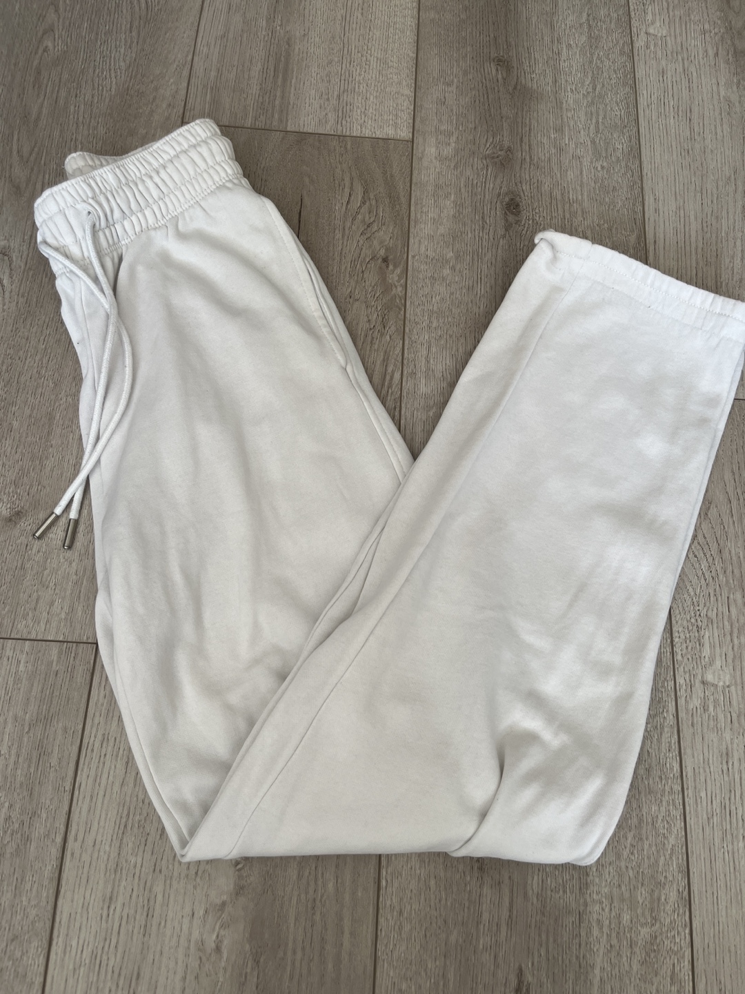 White sweatpants