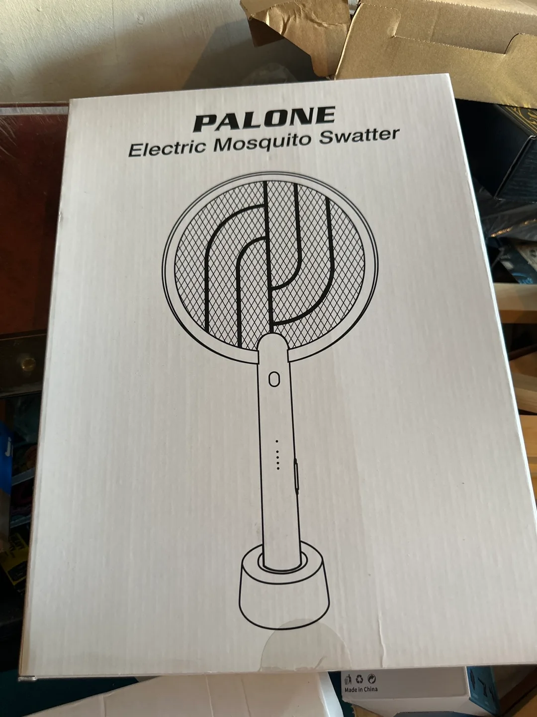 PALONE Rechargeable Electric Mosquito Swatter - White thumbnail