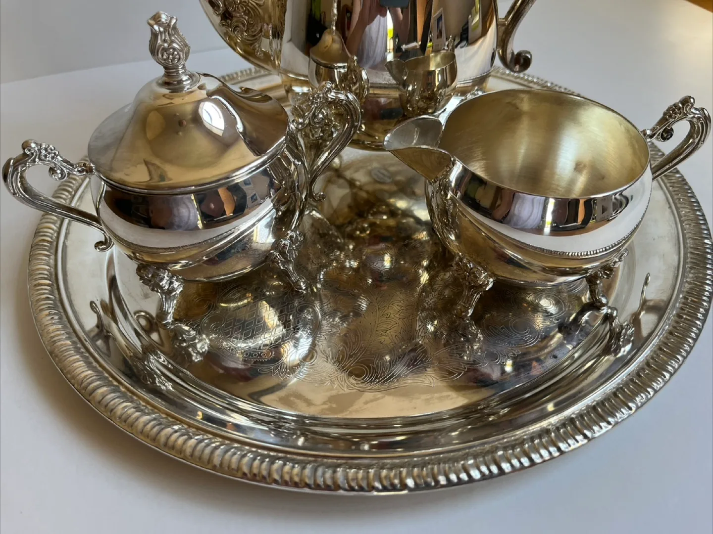 Silver Plated Tea Set image indicator(5)