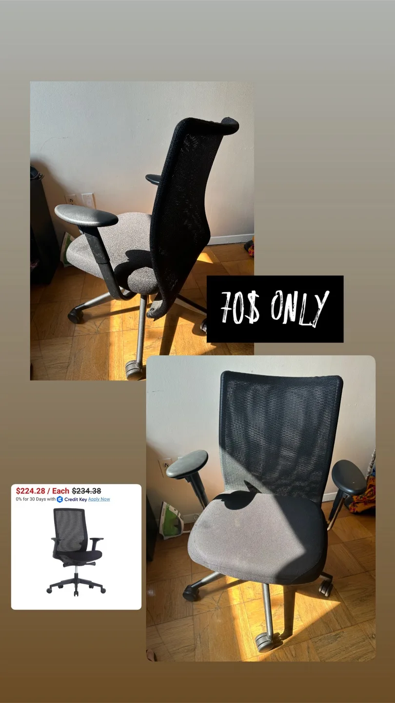 Black Office Chair image indicator(2)