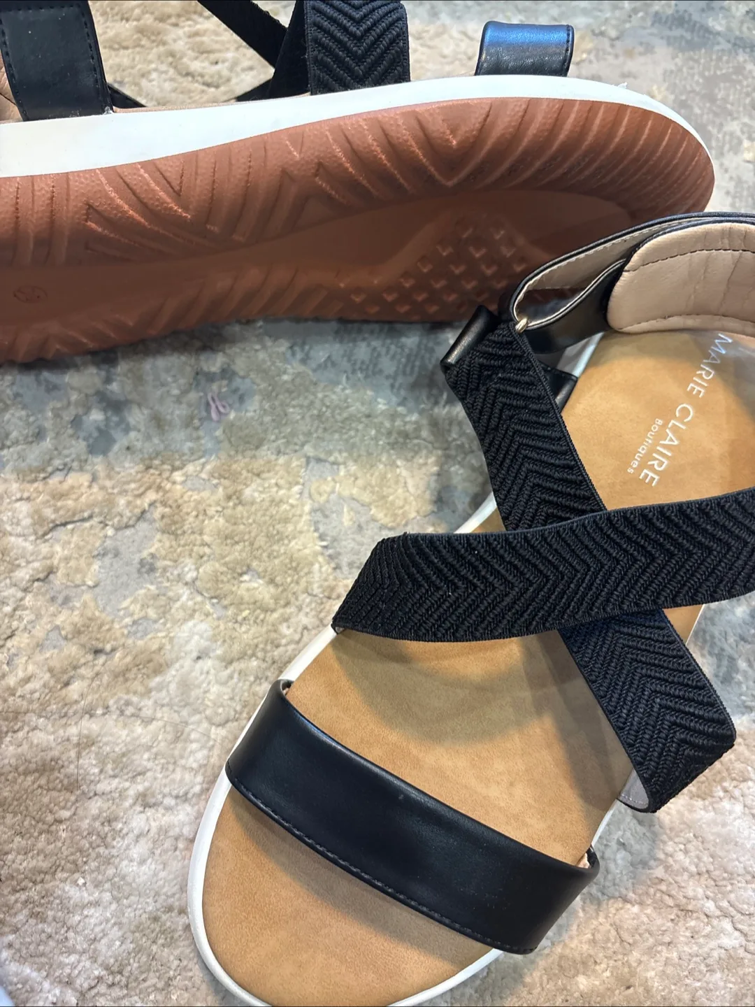 Marie Claire Boutique Sandals - Size 9 Black image indicator(5)