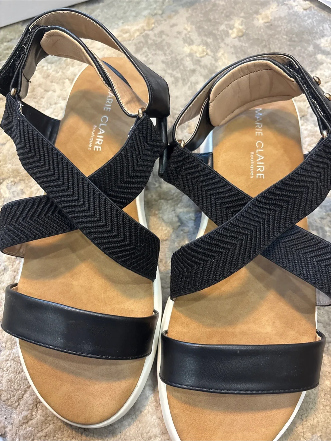 Marie Claire Boutique Sandals - Size 9 Black image indicator(6)