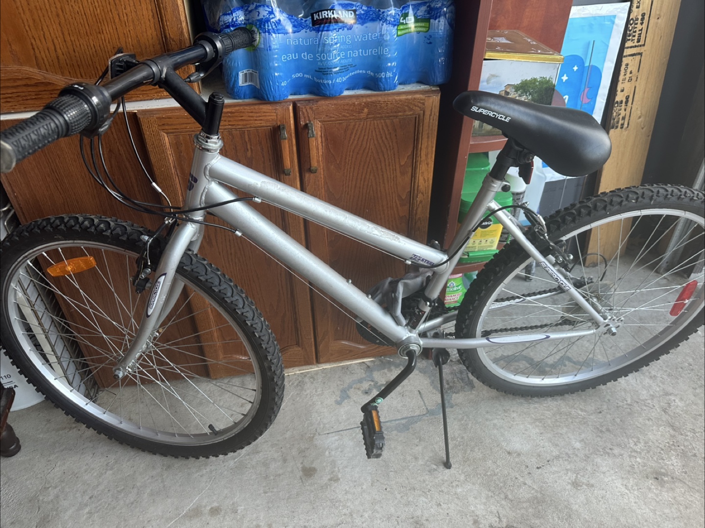 Supercycle 775 Steel Silver Bike