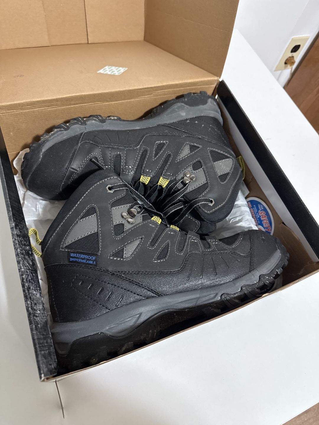 Workload Comfort X5 Wellington2 Men's Black Boots - Size 9 - photo 2