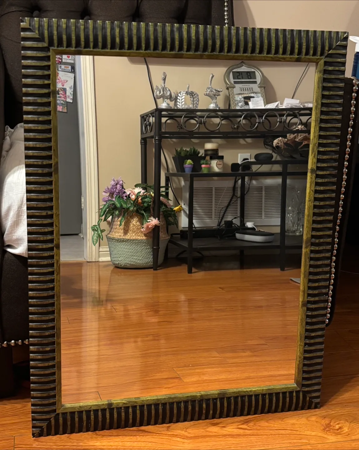 Beautiful Framed Wall Mirror - Home Decor - (22 x 28 inches) thumbnail