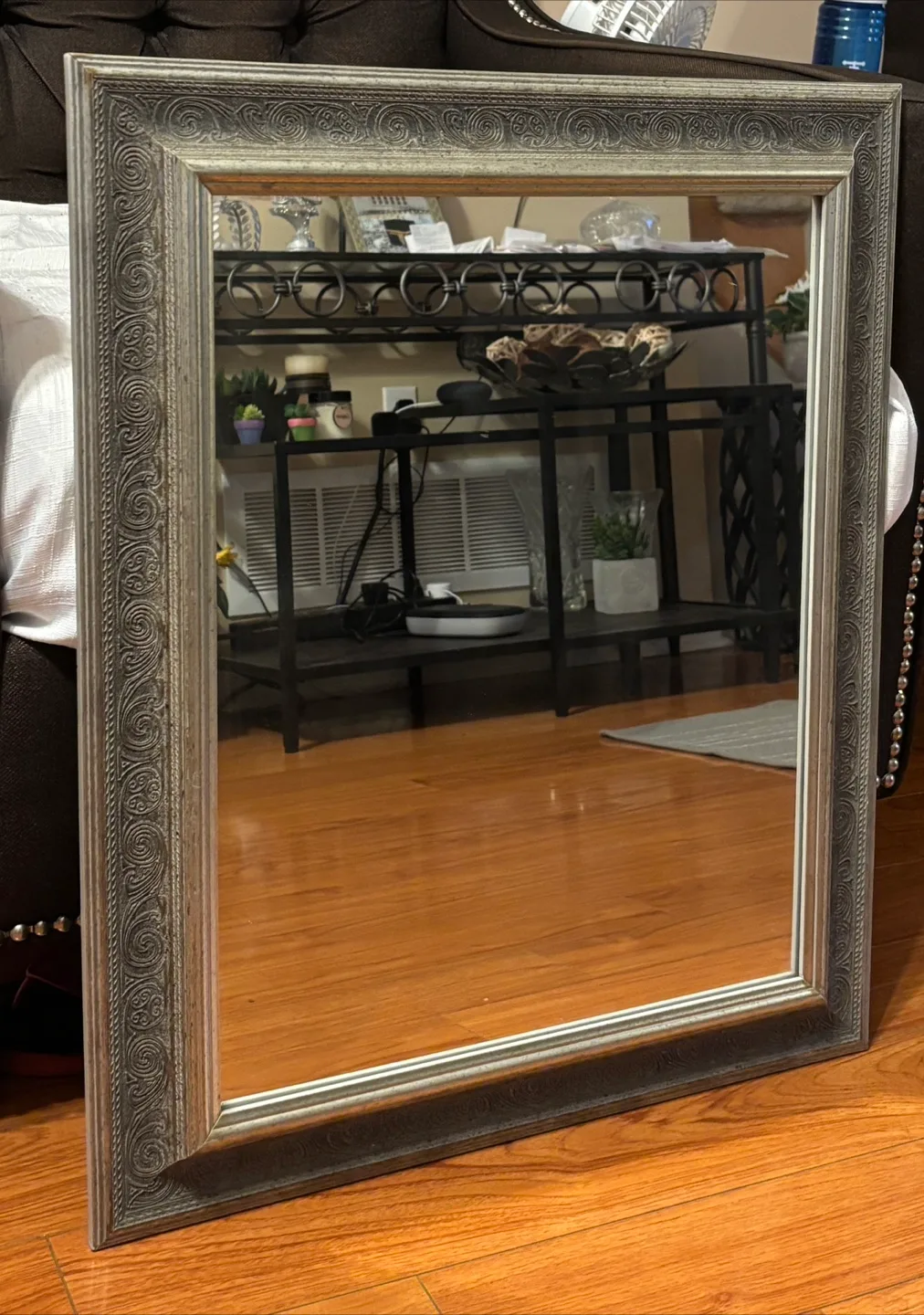 Beautiful framed mirror by Columbia Frame Inc. (21”x25") thumbnail