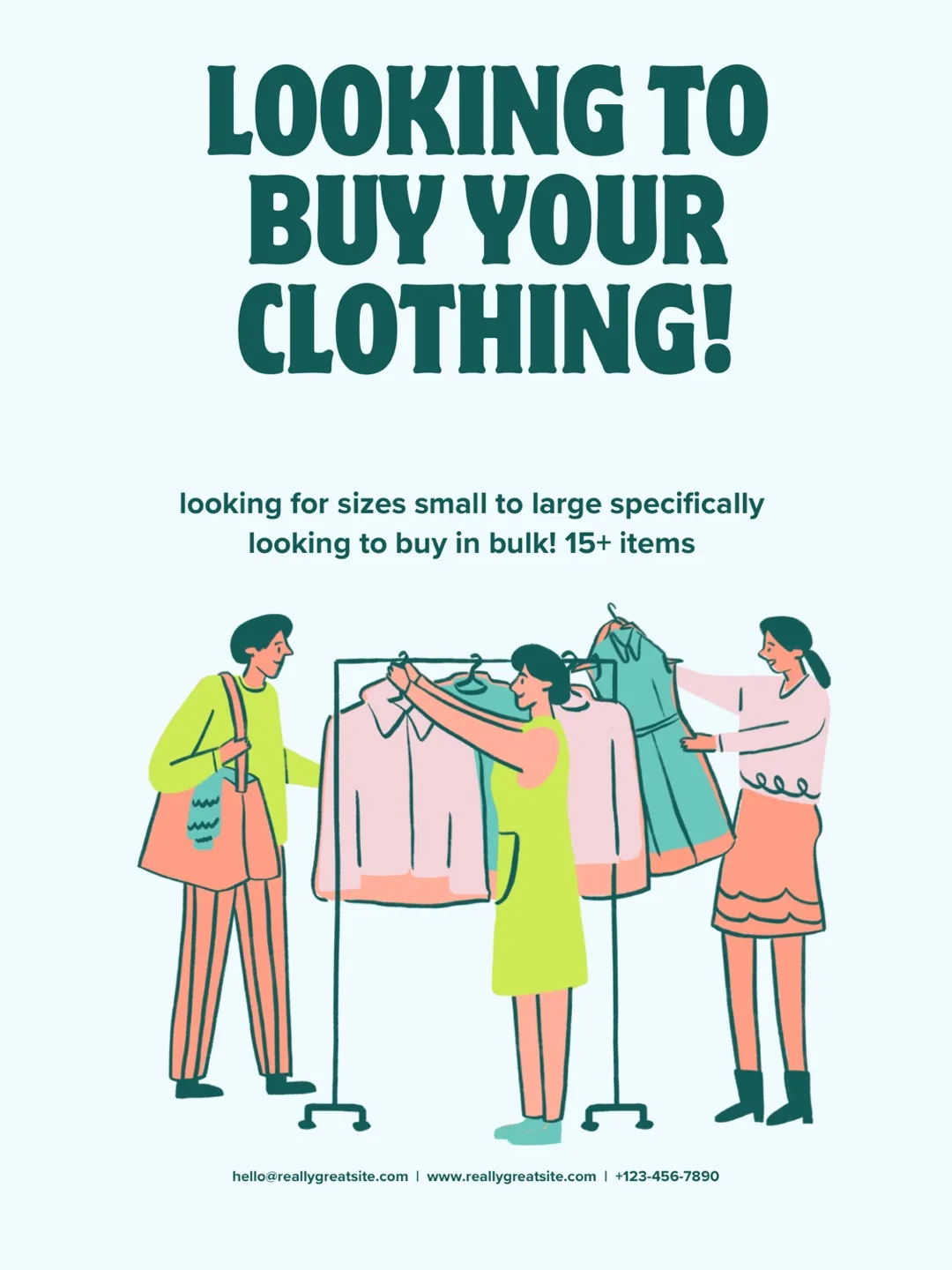 Looking to buy your clothing items! Up to $5 per item thumbnail