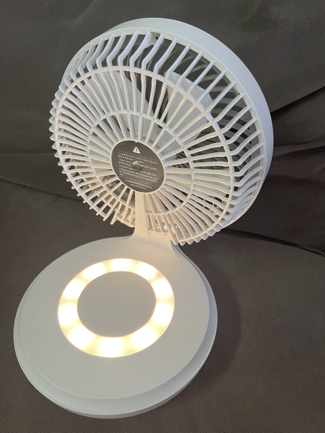EDON Portable Fan with LED Light - photo 3